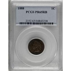 1888 1C Red and Brown PR65 PCGS