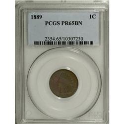 1889 1C Brown PR65 PCGS