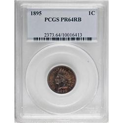 1895 1C Red and Brown PR64 PCGS