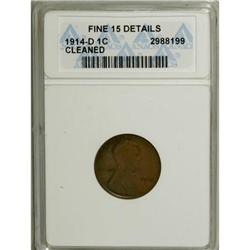 1914-D 1C F15 ANACS