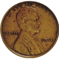 1914-D 1C XF40 ANACS