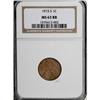 Image 1 : 1915-S 1C Red and Brown MS63 NGC