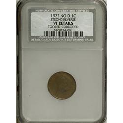 1922 No D 1C Strong Reverse VF20 CSN
