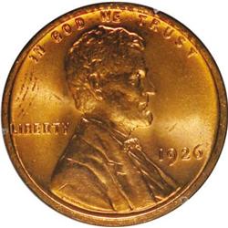 1926 1C Red MS65 PCGS