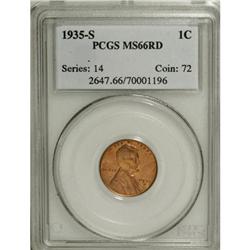 1935-S 1C Red MS66 PCGS