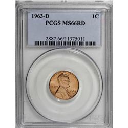 1963-D 1C Red MS66 PCGS