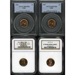 1966 1C SMS Red MS67 PCGS