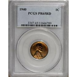 1940 1C Red PR65 PCGS