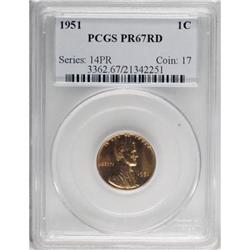 1951 1C Red PR67 PCGS