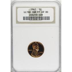 1962 1C Deep Cameo PR69 NGC