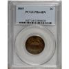 Image 1 : 1865 2C Brown PR64 PCGS