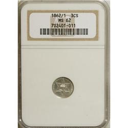 1862/1 3CS MS62 NGC