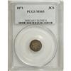 Image 1 : 1871 3CS MS65 PCGS