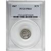Image 1 : 1867 3CN PR64 PCGS