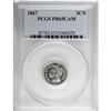 Image 1 : 1867 3CN Cameo PR65 PCGS