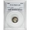Image 1 : 1869 3CN Cameo PR65 PCGS