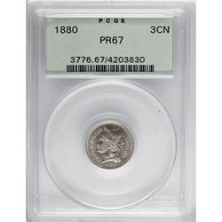 1880 3CN PR67 PCGS