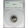 Image 1 : 1881 3CN PR64 PCGS