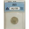Image 1 : 1866 5C Rays AU58 ANACS