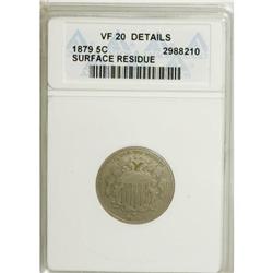 1879 5C VF20 ANACS