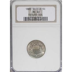 1883 5C MS63 NGC