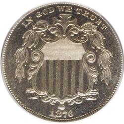 1876 5C Cameo PR65 PCGS