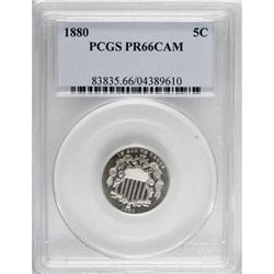 1880 5C Cameo PR66 PCGS