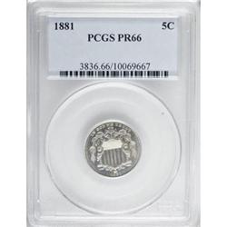 1881 5C PR66 PCGS