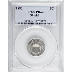 1883 5C PR64 PCGS