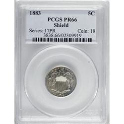 1883 5C PR66 PCGS