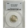 Image 3 : 1883 5C No Cents MS65 PCGS