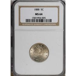 1888 5C MS64 NGC