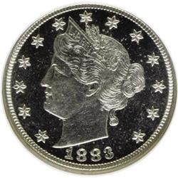 1883 5C No Cents Cameo PR66 NGC