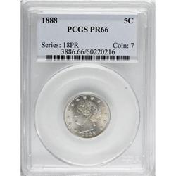 1888 5C PR66 PCGS