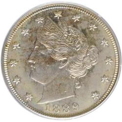 1889 5C PR65 PCGS