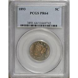 1893 5C PR64 PCGS