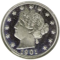 1901 5C Cameo PR66 NGC