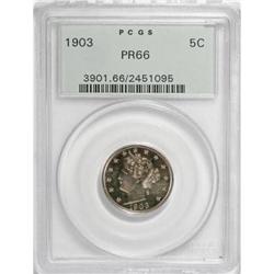 1903 5C PR66 PCGS