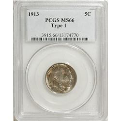 1913 5C Type One MS66 PCGS
