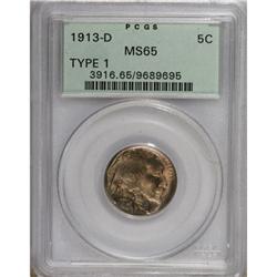 1913-D 5C Type One MS65 PCGS