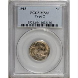 1913 5C Type Two MS66 PCGS