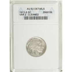 1913-S 5C Type Two AU53 ANACS