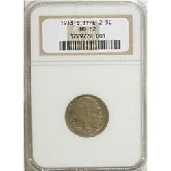 1913-S 5C Type Two MS62 NGC