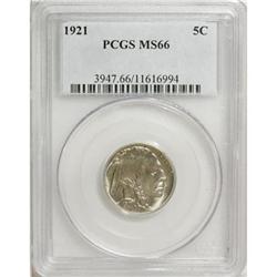 1921 5C MS66 PCGS