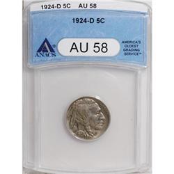 1924-D 5C AU58 ANACS