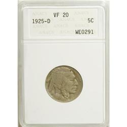 1925-D 5C VF20 ANACS
