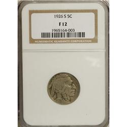1926-S 5C F12 NGC
