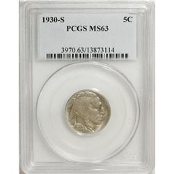 1930-S 5C MS63 PCGS