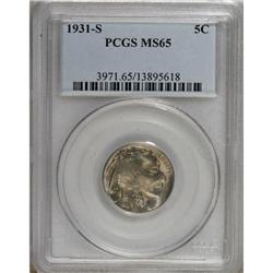 1931-S 5C MS65 PCGS