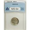 Image 1 : 1934-D 5C MS64 ANACS